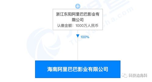 阿里影業在海南成立子公司,經營范圍含文物銷售